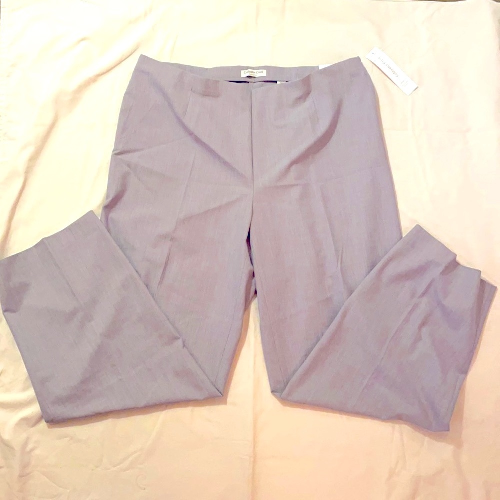 Coldwater Creek Pants NWT Lavender Straight Leg 18